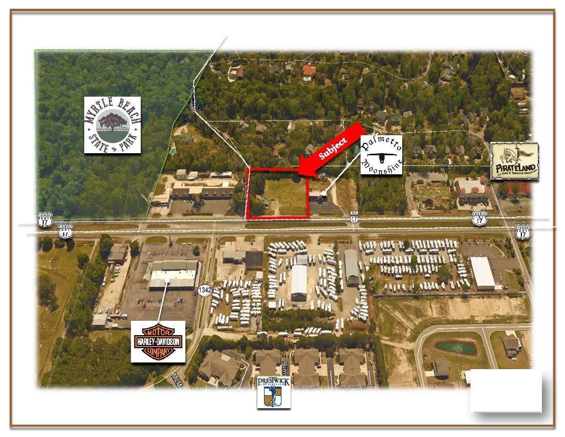 Long Bay Commercial Tract-1.35 Acres-For Lease-Myrtle Beach, SC.